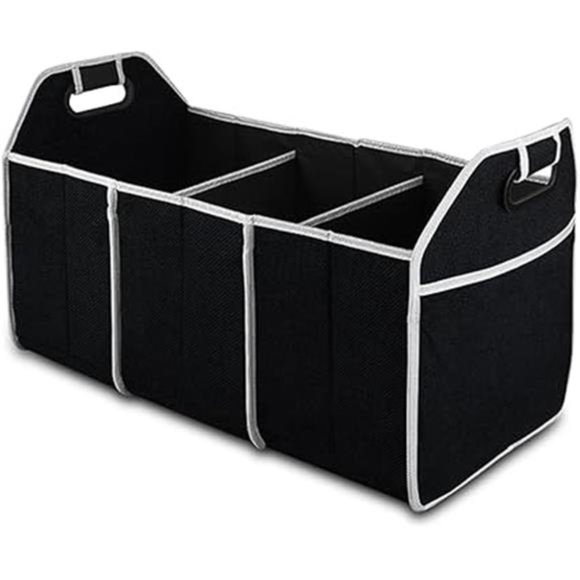 Car Trunk Organizer, Portable Foldable Waterproof Auto Storage Bag  Collapsible - Picture 7 of 7